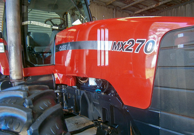 Professional agricultural equipment detailing examples