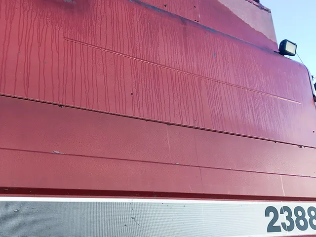 Professional agricultural equipment detailing examples