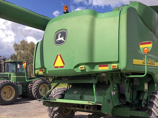 Professional agricultural equipment detailing examples