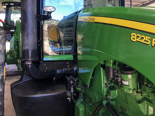 Professional agricultural equipment detailing examples